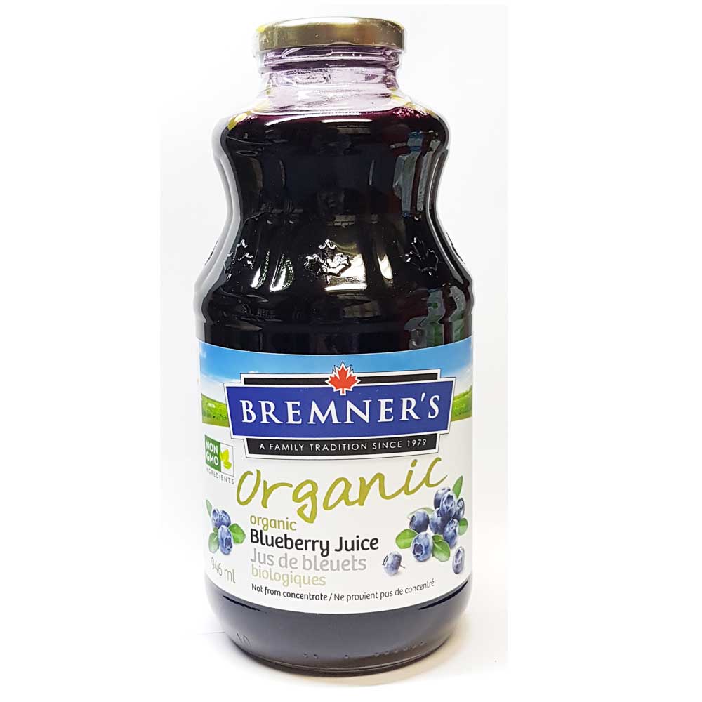 Bremners Organic Blueberry Juice (946mL) - Lifestyle Markets
