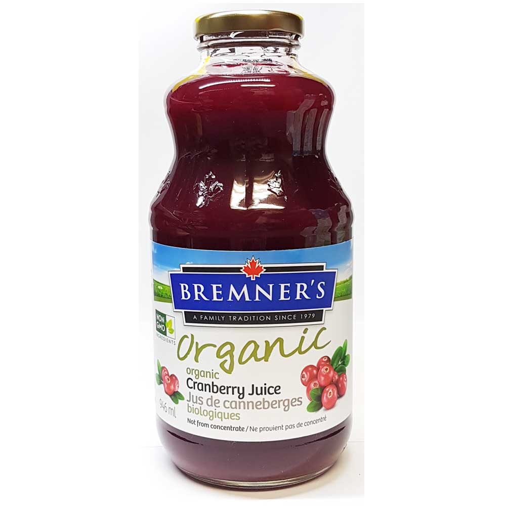 Bremners Organic Cranberry Juice (946mL) - Lifestyle Markets