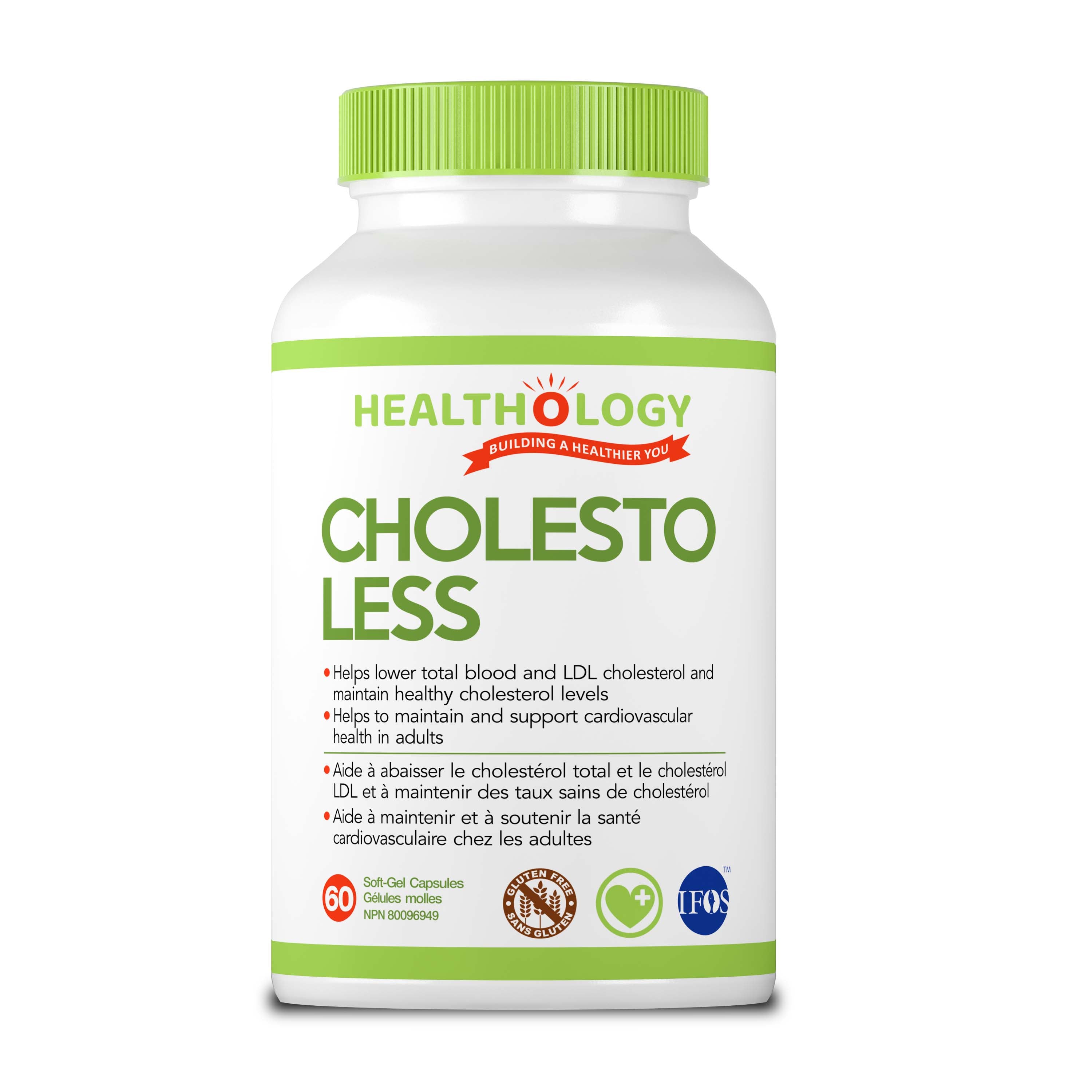 Healthology Cholesto-Less (60 sgels) - Lifestyle Markets