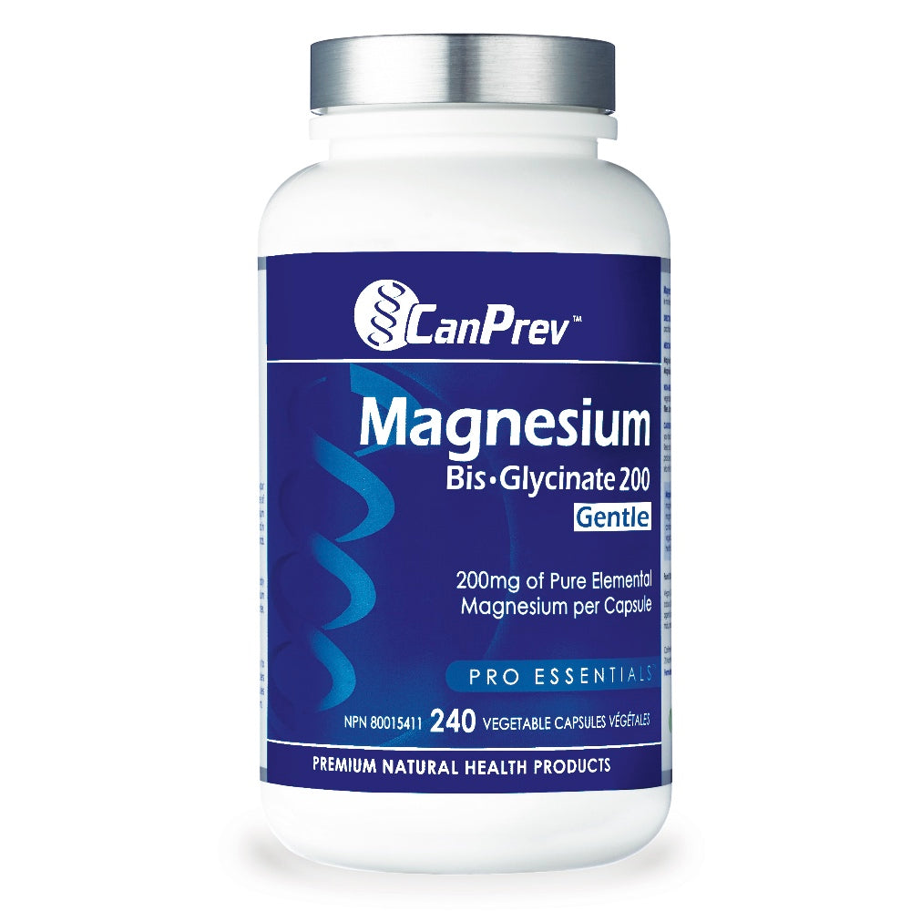 CanPrev Magnesium Bis Glycinate 200 - Gentle (240 VCaps) - Lifestyle Markets