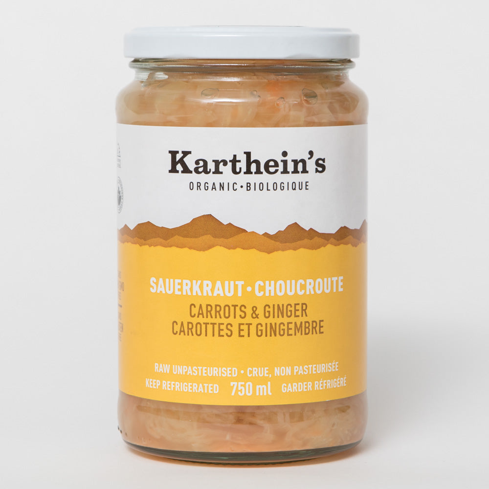Kartheins Sauerkraut - Carrot and Ginger (750ml) - Lifestyle Markets