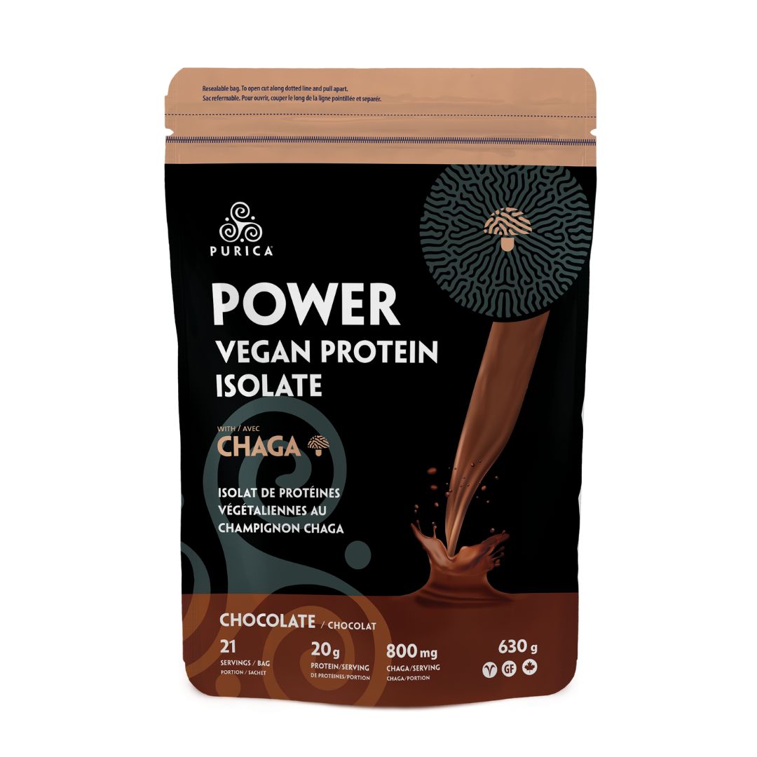 Purica Power Vegan Protein With Chaga (630g) - Lifestyle Markets