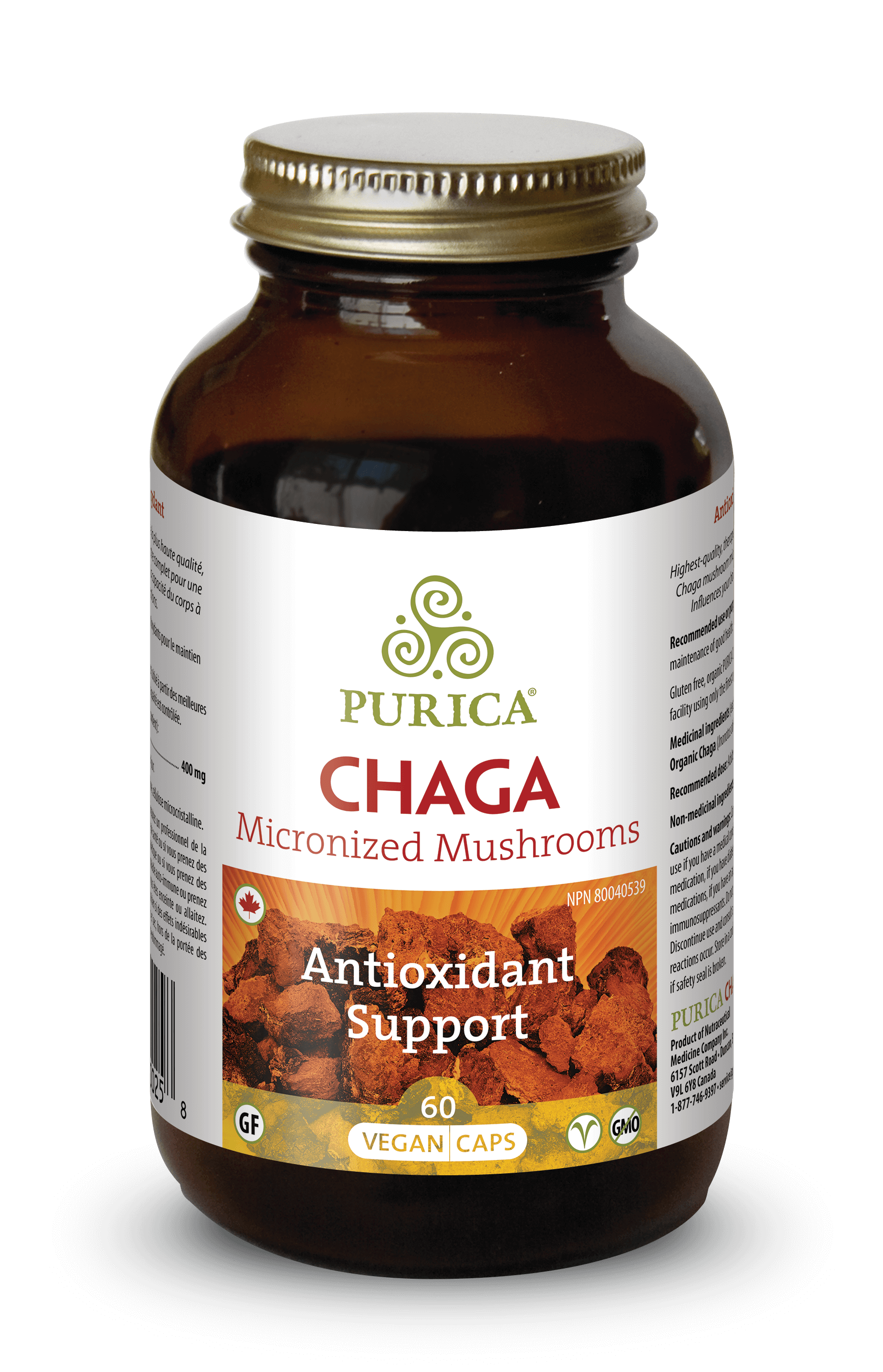 Purica Chaga (60vcaps) - Lifestyle Markets