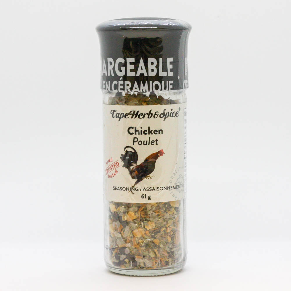 Cape Herb & Spice Chicken Seasoning - Grinder (61g) - Lifestyle Markets
