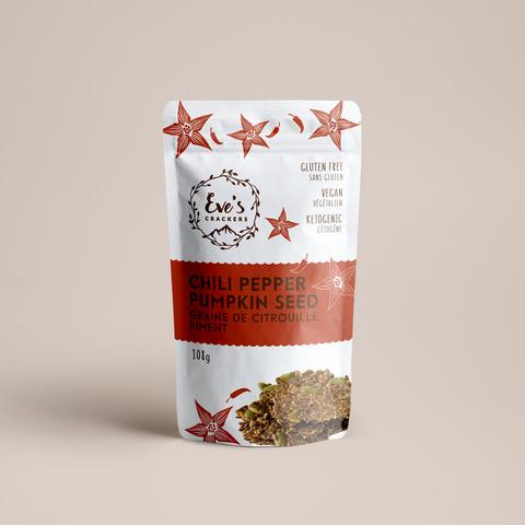 Eves Crackers Chili Pepper Pumpkin Seed (108g) - Lifestyle Markets