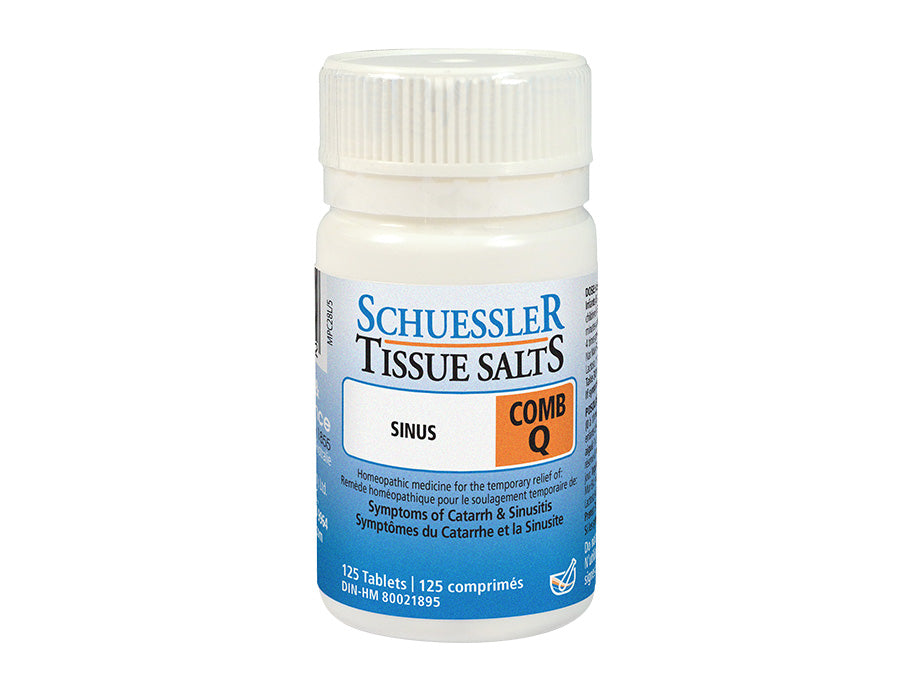 Schuessler Tissue Salts - Sinus COMB Q (125 Tablets) - Lifestyle Markets