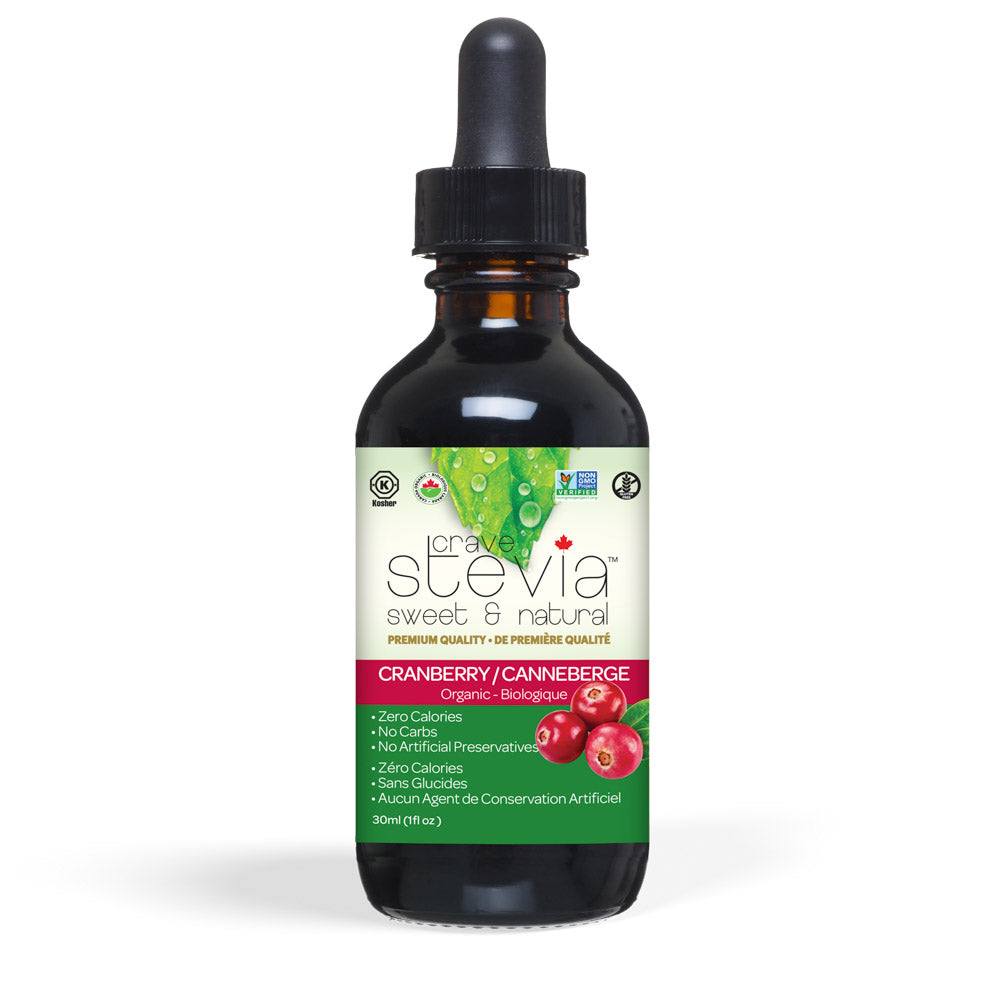 Crave Stevia Cranberry (30ml) - Lifestyle Markets