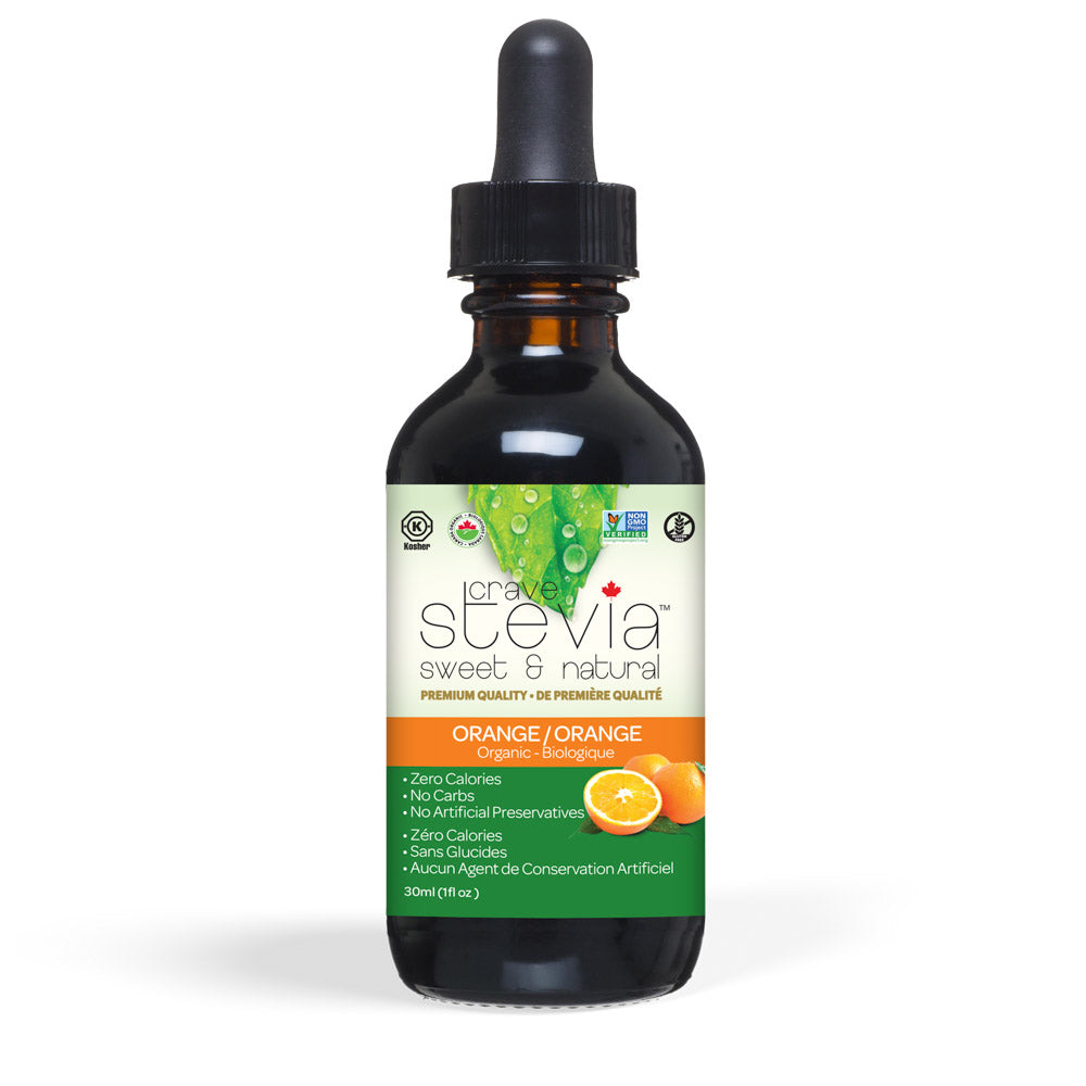 Crave Stevia Valencia Orange (30ml) - Lifestyle Markets