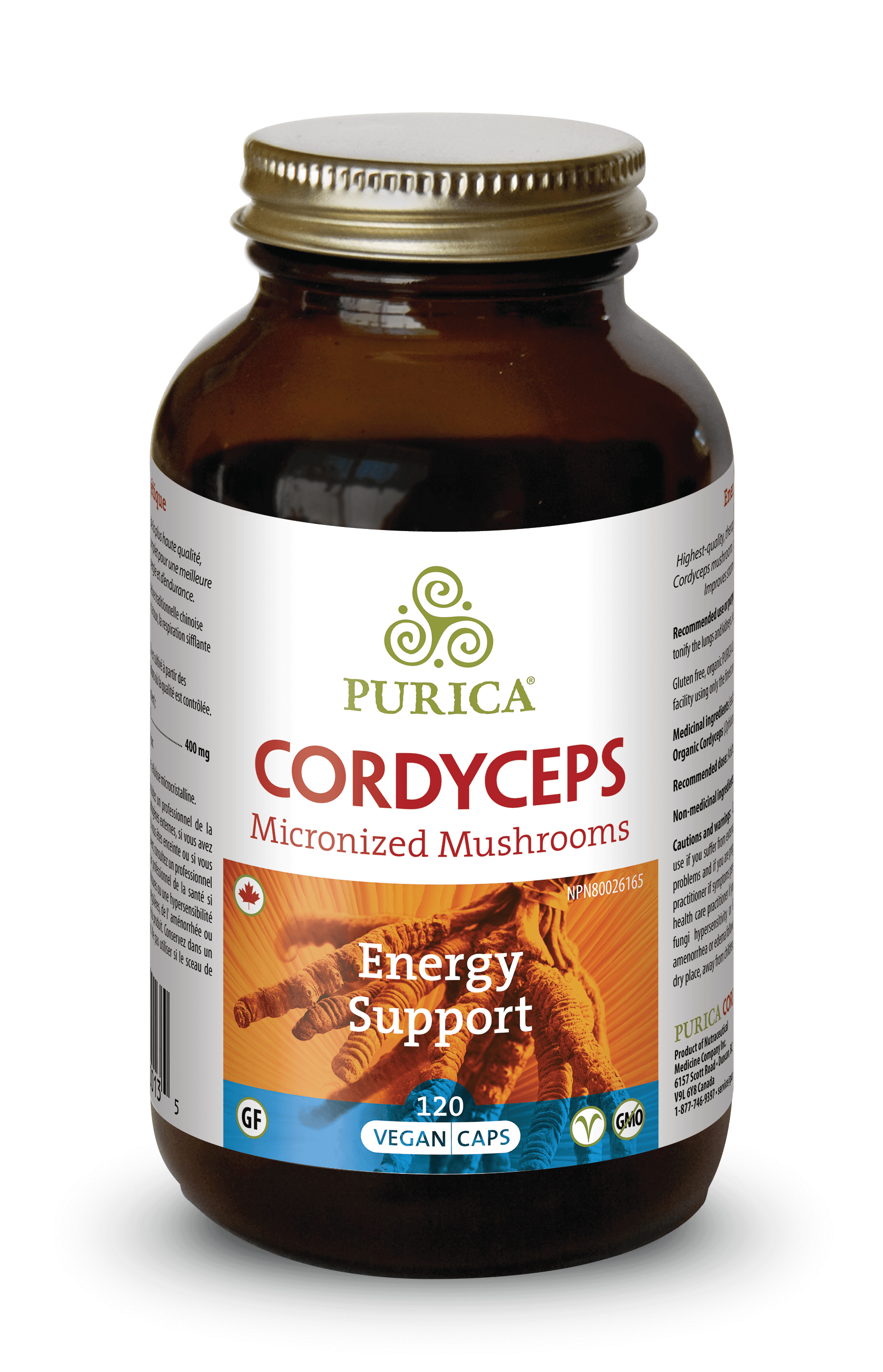 Purica Cordyceps (120 VCaps) - Lifestyle Markets