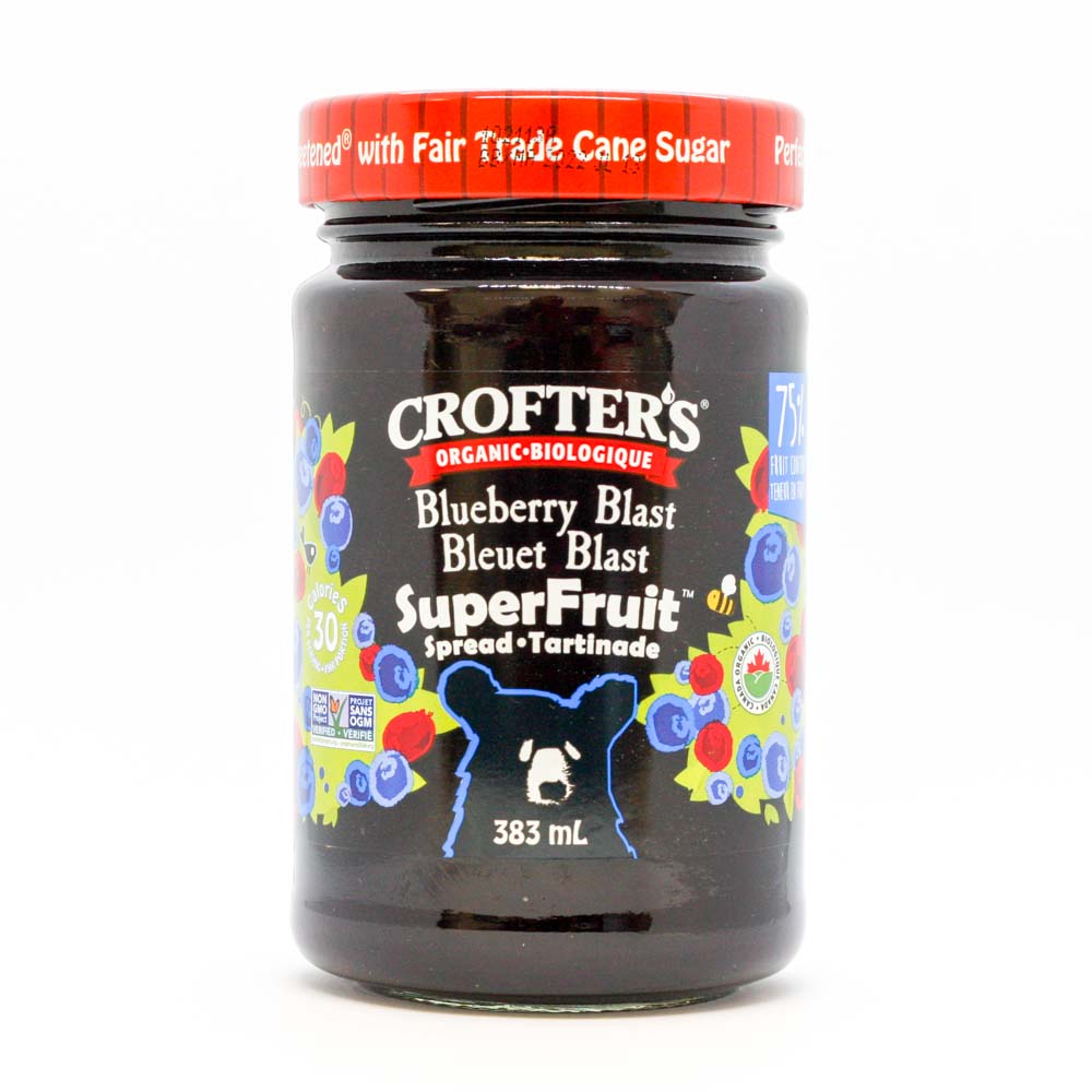 Crofter's Organic Blueberry Blast Spread (383ml) - Lifestyle Markets