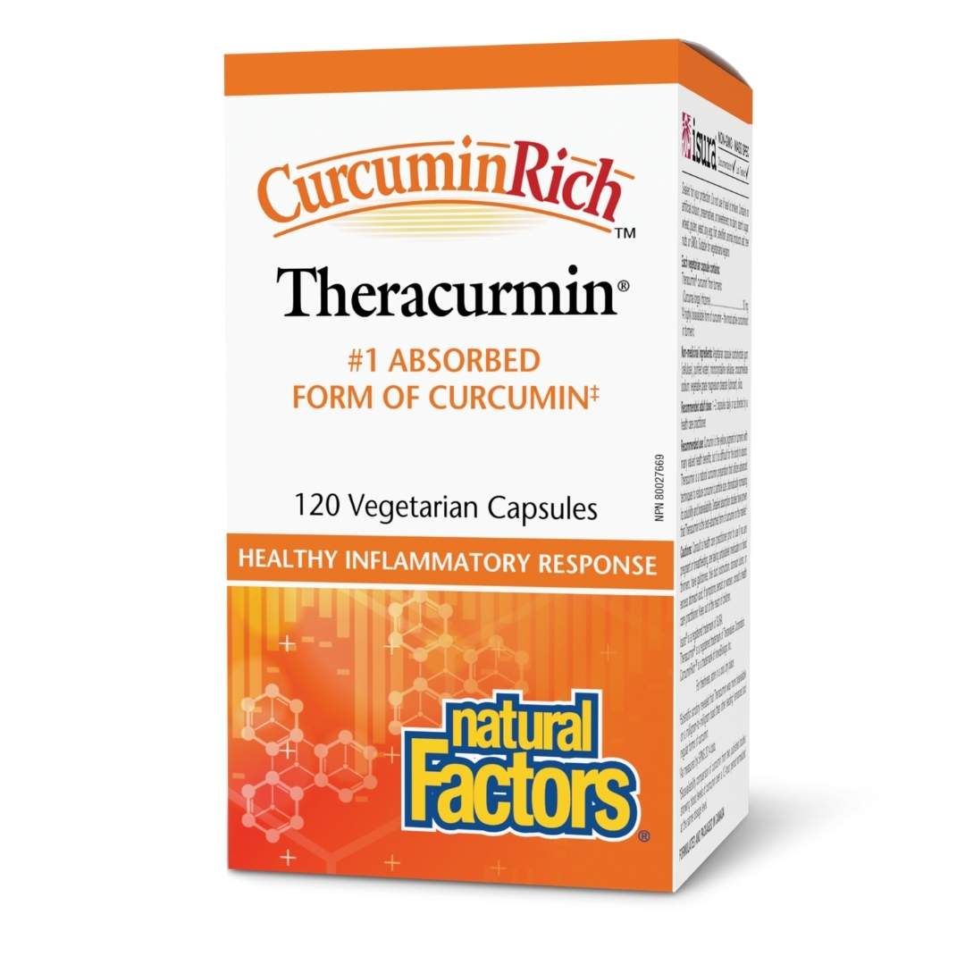 Natural Factors CurcuminRich Theracurmin (120 VCaps) - Lifestyle Markets