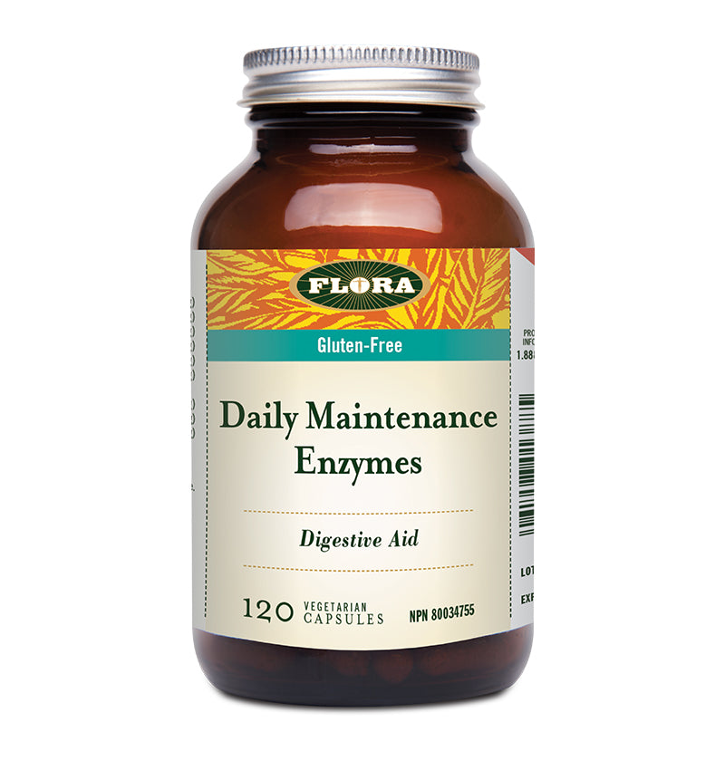 Flora Daily Maintenance Enzyme (120 VCaps) - Lifestyle Markets