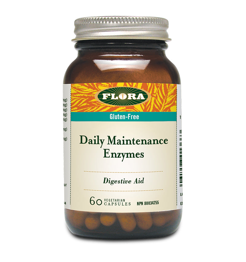 Flora Daily Maintenance Enzyme (60 VCaps) - Lifestyle Markets