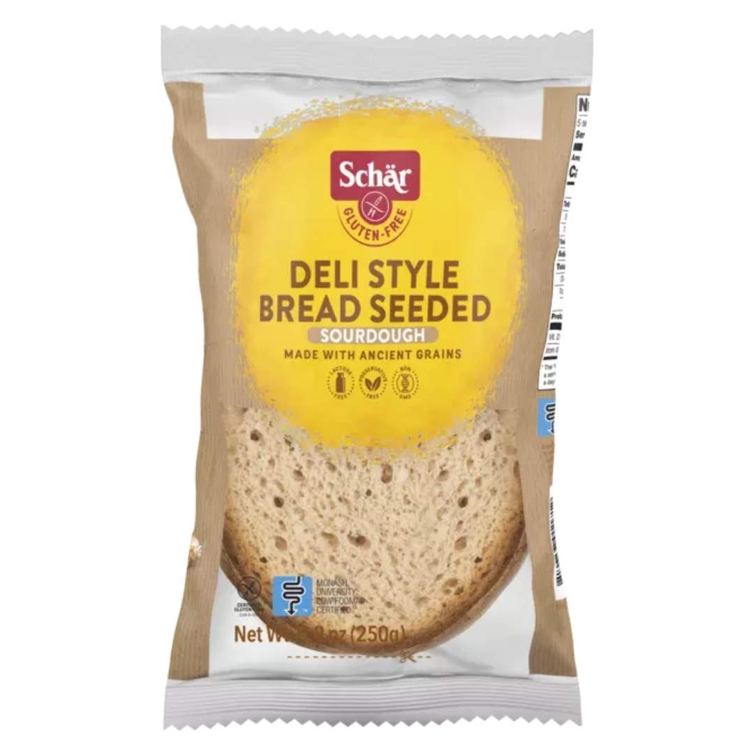 Schar Gluten Free Deli-Style Sourdough Bread - Seeded (250g) - Lifestyle Markets