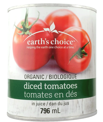 Earth's Choice Organic Tomatoes - Diced (796ml) - Lifestyle Markets