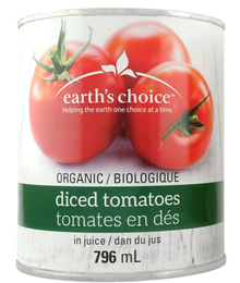 Earth's Choice Organic Tomatoes - Diced (796ml) - Lifestyle Markets
