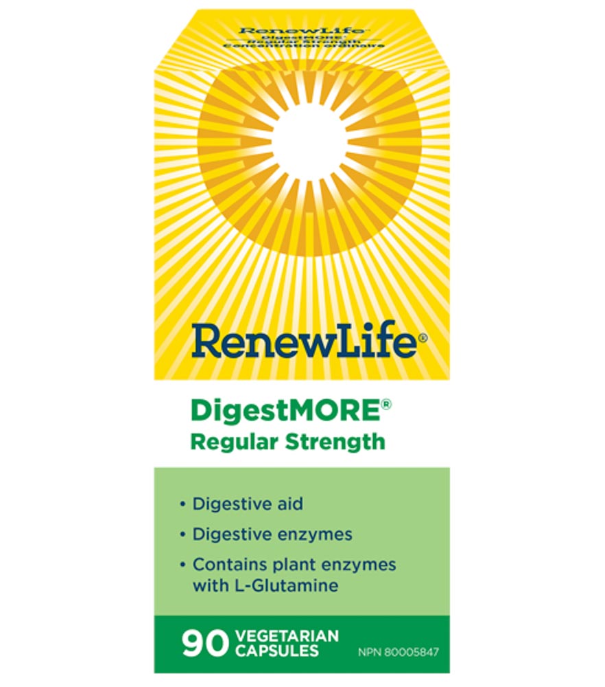 Renew Life DigestMORE Regular Strength (90 VCaps) - Lifestyle Markets