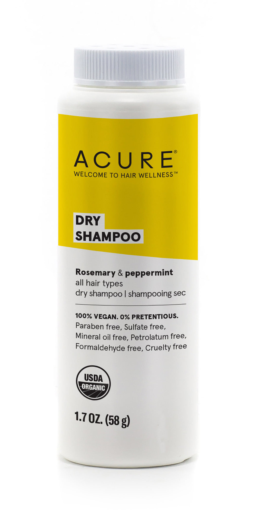 Acure Dry Shampoo (for all hair types) (48g) - Lifestyle Markets