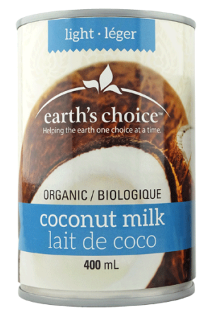 Earth's Choice Organic Lite Coconut Milk (400ml) - Lifestyle Markets