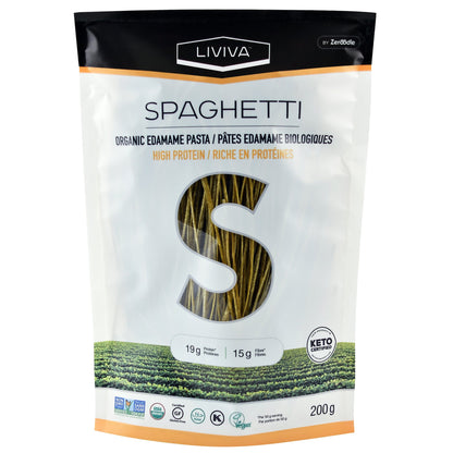 Liviva Organic Edamame Spaghetti (200g) - Lifestyle Markets