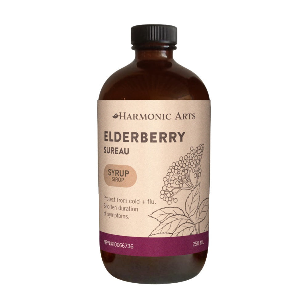 Harmonic Arts Elderberry Syrup (250ml) - Lifestyle Markets