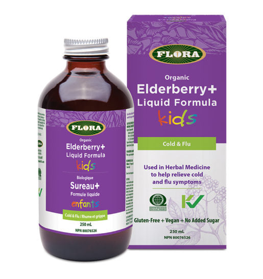 Flora Organic Elderberry + Kids (250ML) - Lifestyle Markets