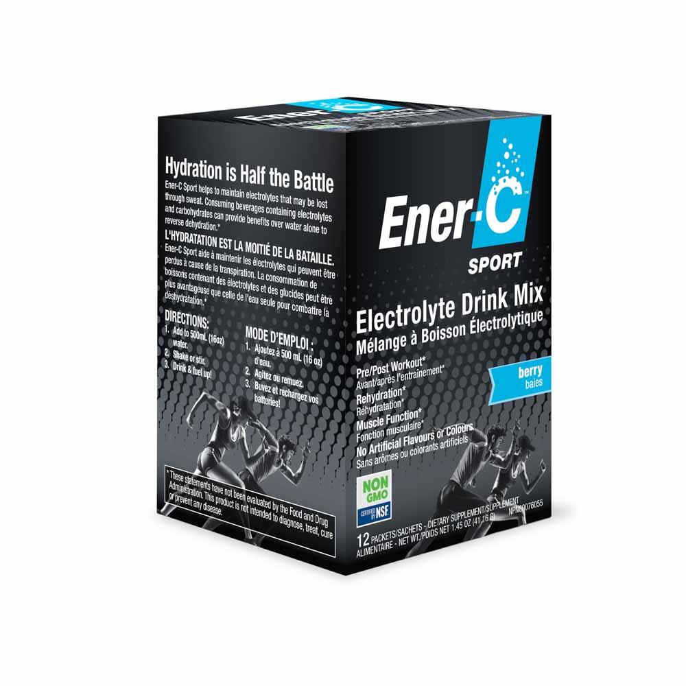 Ener-C Electrolyte Drink Mix - Mixed Berry (12 Packets) - Lifestyle Markets