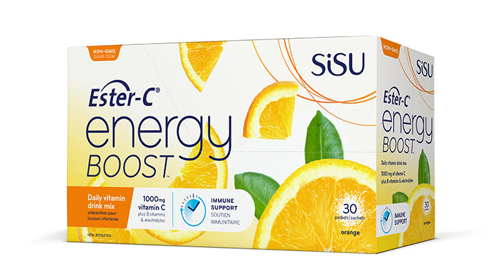 Sisu Ester-C Energy Boost Orange (30 Packets) - Lifestyle Markets