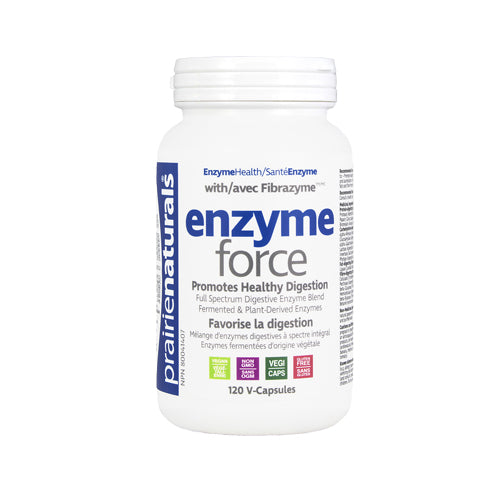 Prairie Naturals Enzyme Force (120 VegiCaps) - Lifestyle Markets