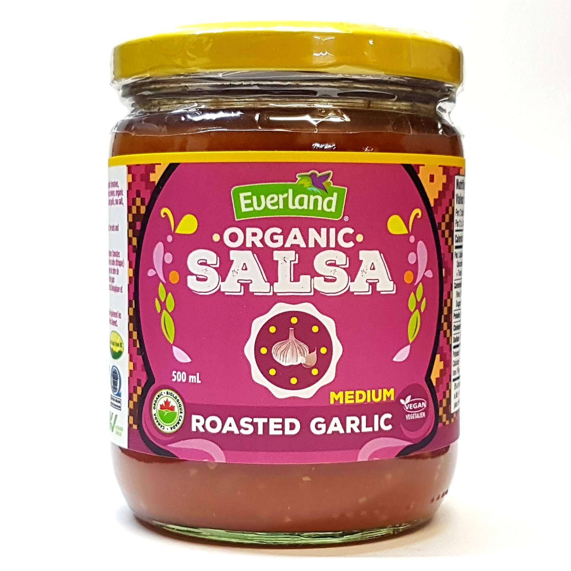 Everland Organic Salsa - Roasted Garlic (500ml) - Lifestyle Markets