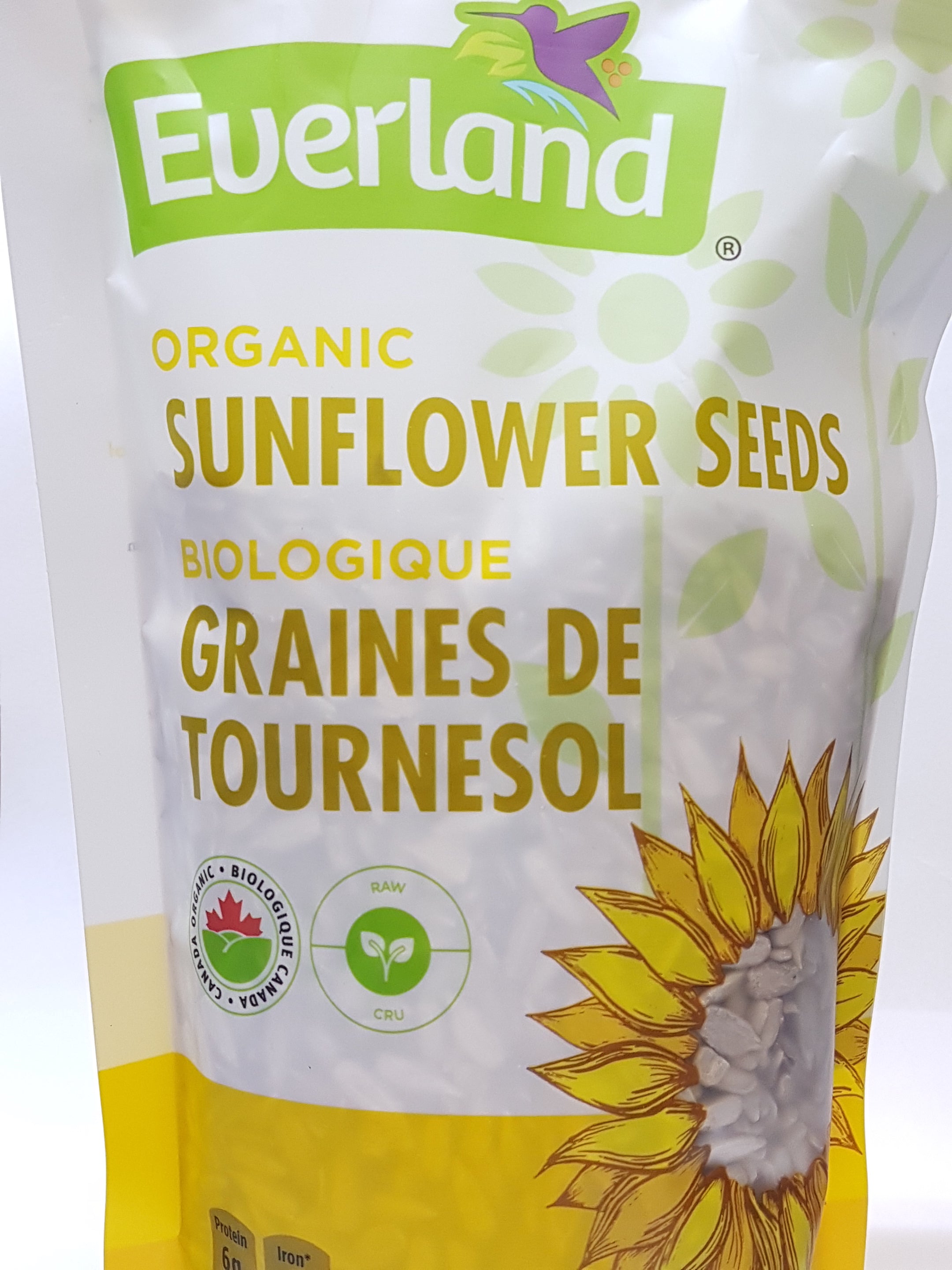 Everland Organic Sunflower Seeds (454g) - Lifestyle Markets