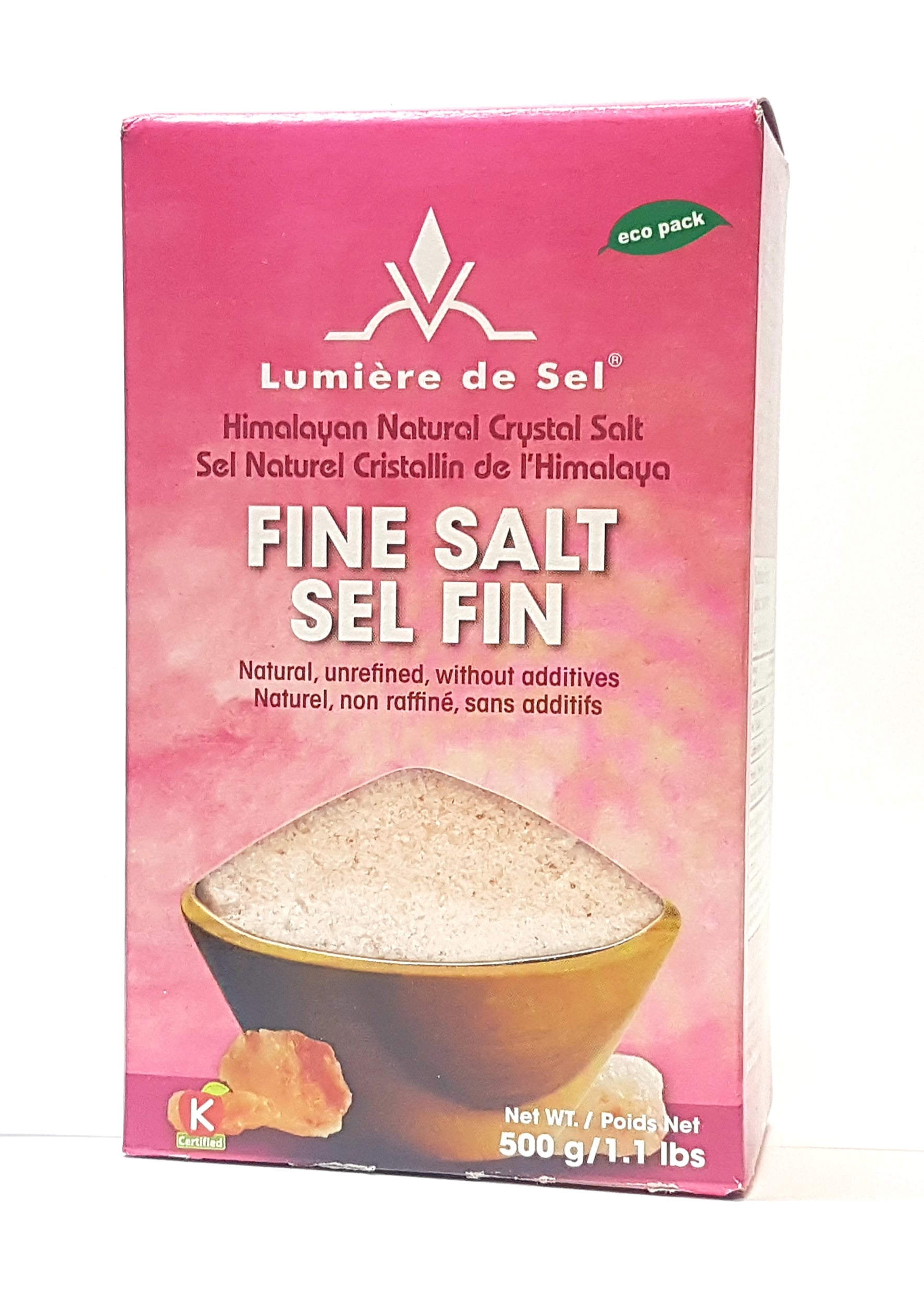 Lumiere de Sel Himalayan Crystal Salt - Fine (500g) - Lifestyle Markets