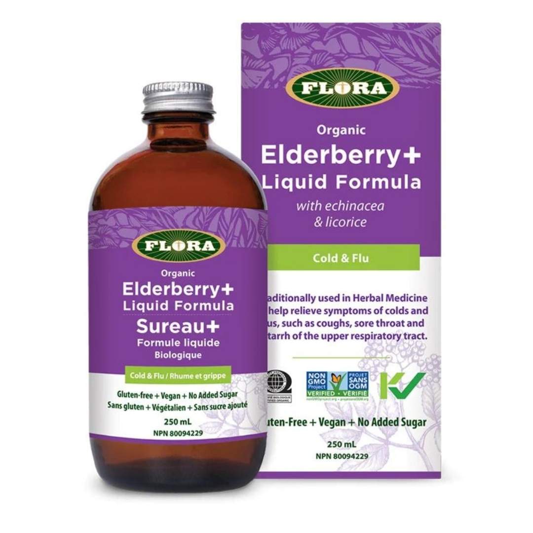 Flora Elderberry+ Liquid Formula - Lifestyle Markets