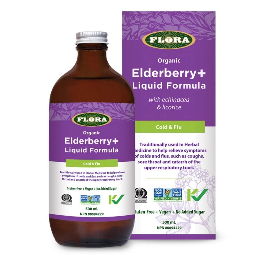 Flora Elderberry+ Liquid Formula - Lifestyle Markets