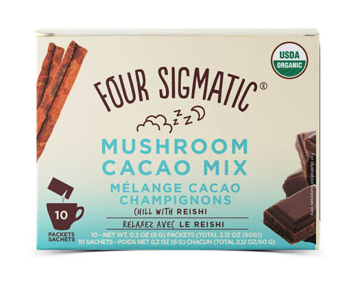 Four Sigmatic: Mushroom Cacao Mix w/ Reishi - 10 sachets (60g) - Lifestyle Markets