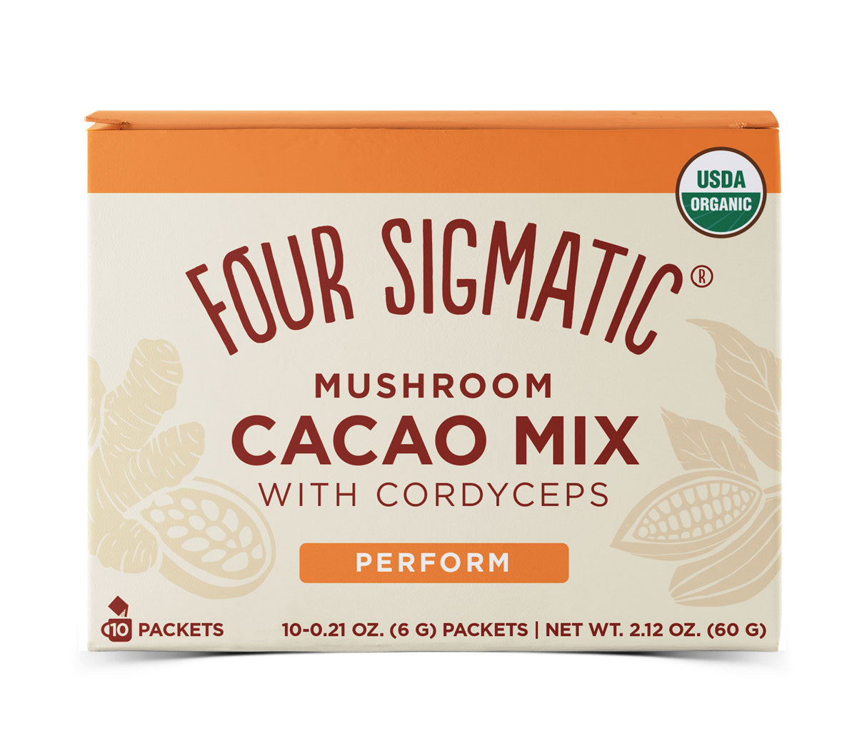 Four Sigmatic: Mushroom Cacao Mix w/ Cordyceps - 10 sachets (60g) - Lifestyle Markets