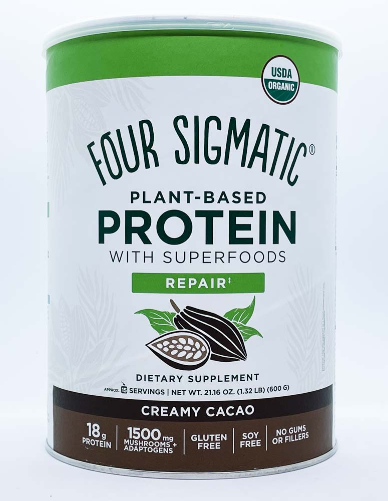 Four Sigmatic Plant-Based Protein - Creamy Cacao (600g) - Lifestyle Markets