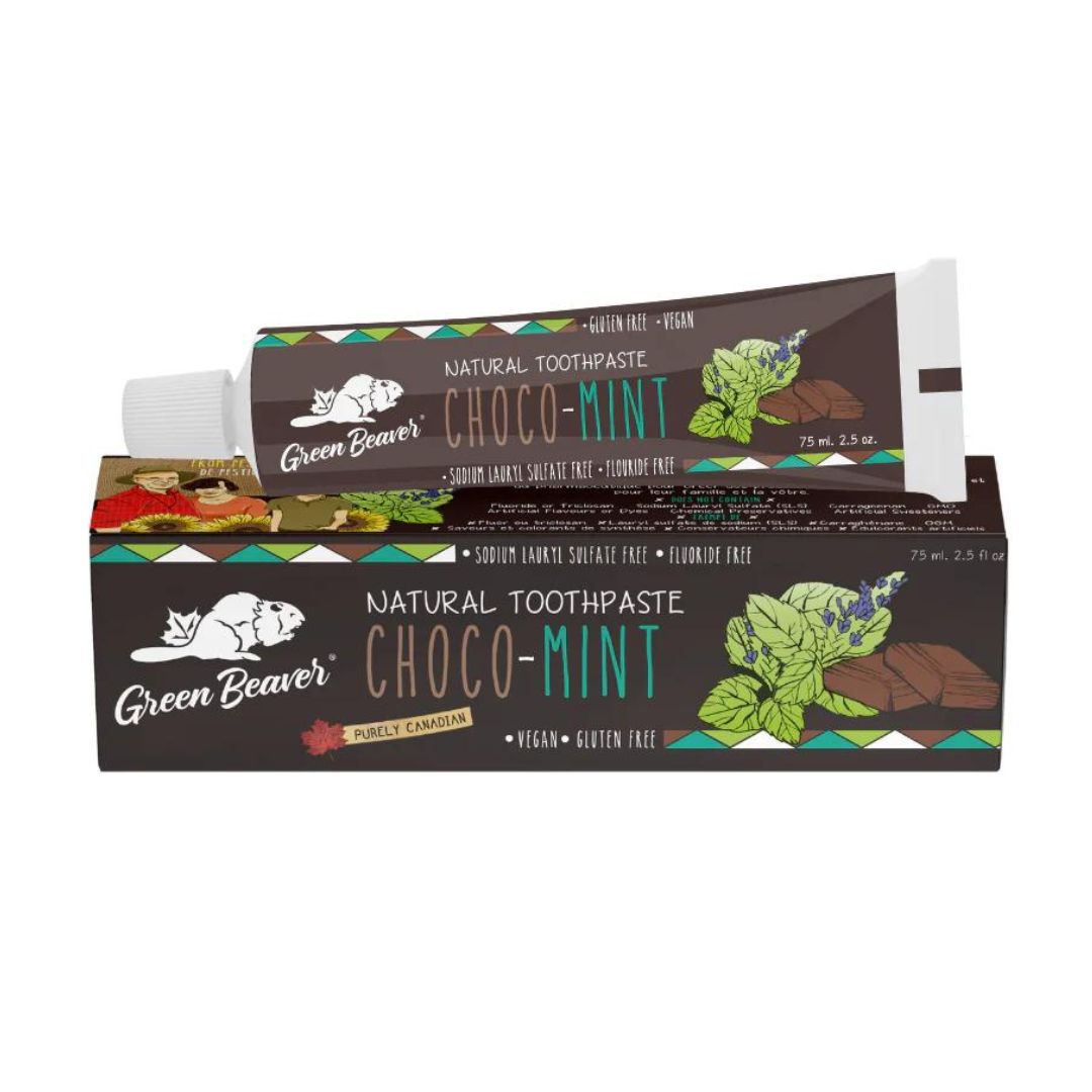 Green Beaver Choco-Mint Natural Toothpaste (75ml) - Lifestyle Markets