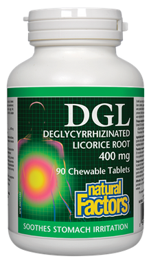 Natural Factors DGL Licorice (90 Chewable Tablets) - Lifestyle Markets