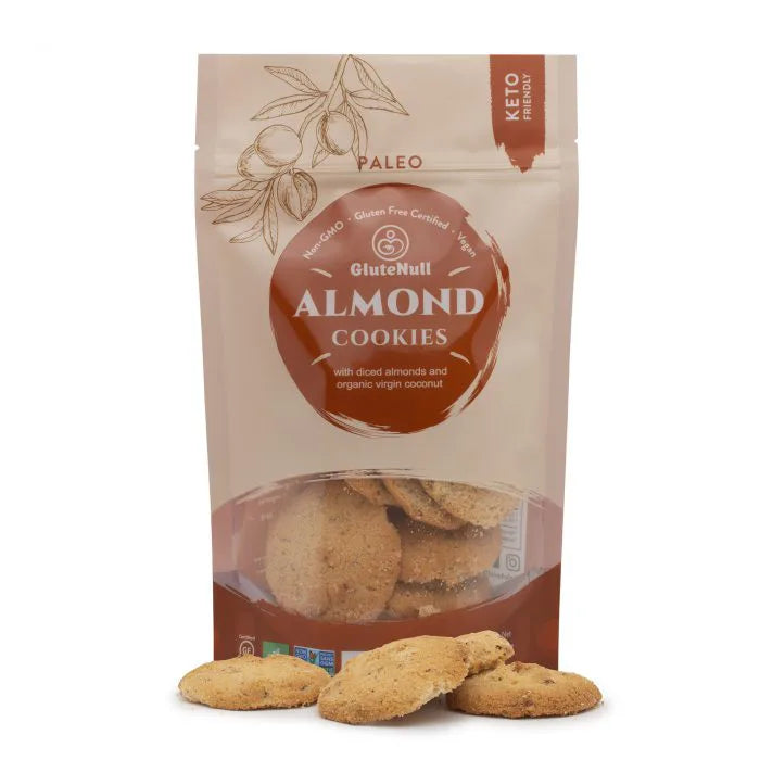 GluteNull Almond Cookies Keto Friendly (210g) - Lifestyle Markets