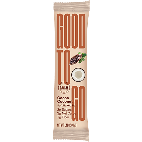 Good To Go Keto Bar - Cocoa Coconut (40g) - Lifestyle Markets