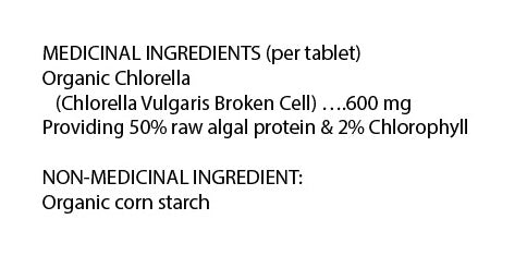 Gandalf Organic Raw Chlorella (150 Tablets) - Lifestyle Markets