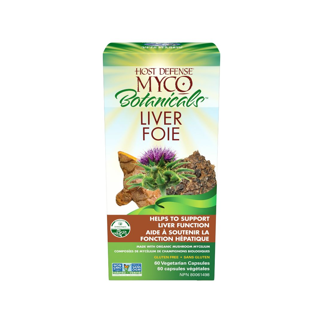 Host Defense Myco Botanicals Liver (60 vcaps) - Lifestyle Markets