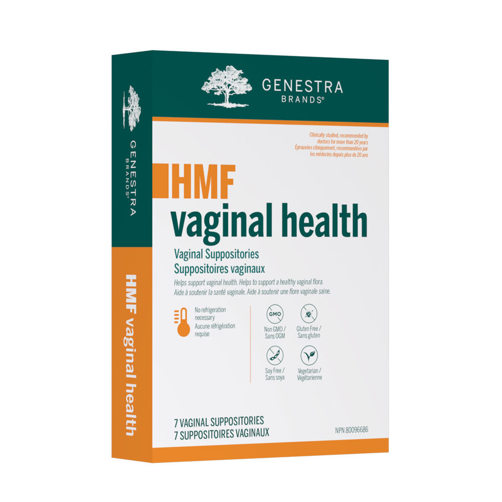 Genestra HMF Vaginal Health (7 Vaginal Suppositories) - Lifestyle Markets