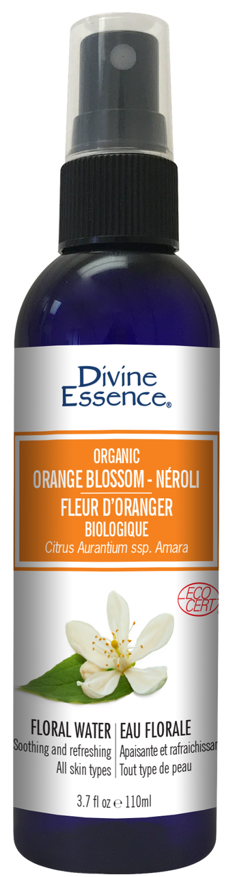 Divine Essence Organic Orange Blossom Floral Water - Neroli (110ml) - Lifestyle Markets