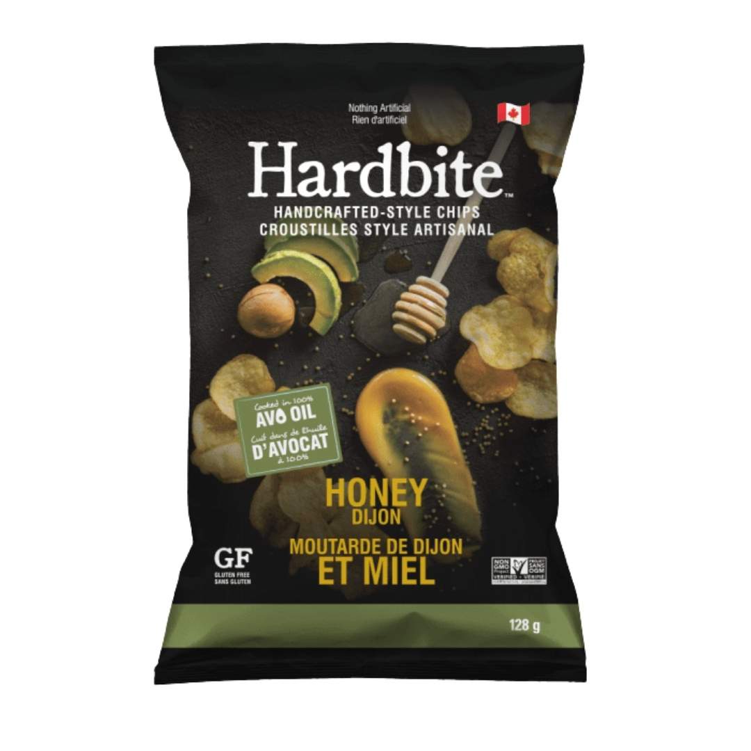 Hardbite Avocado Oil Potato Chips - Honey Dijon (128g) - Lifestyle Markets
