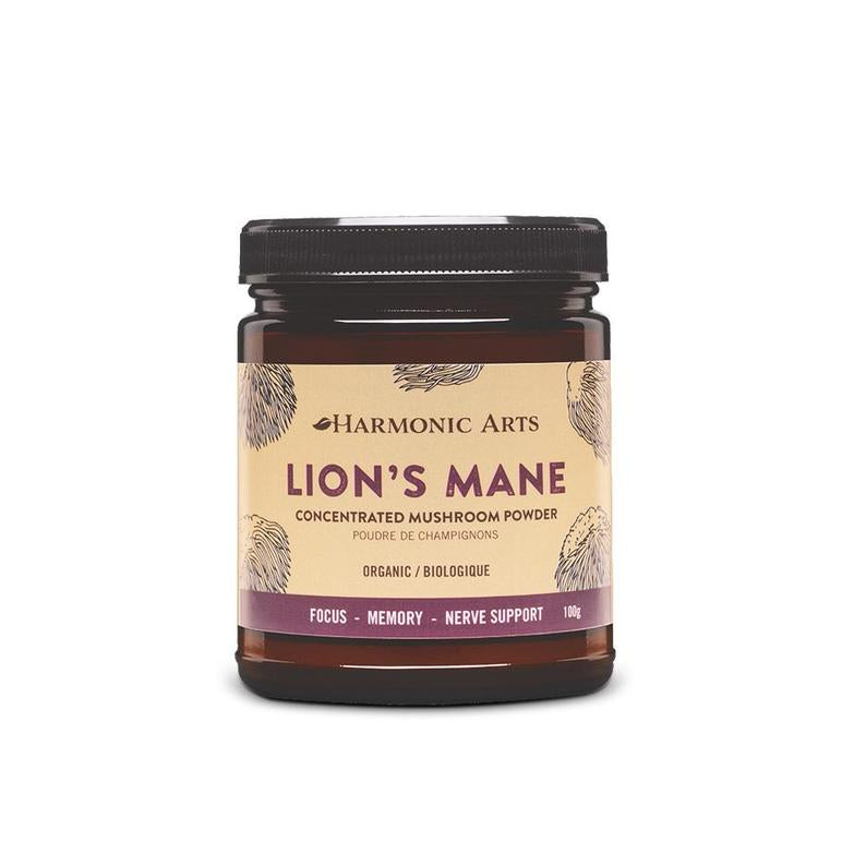 Harmonic Arts Lion's Mane Mushroom Powder (100g) - Lifestyle Markets