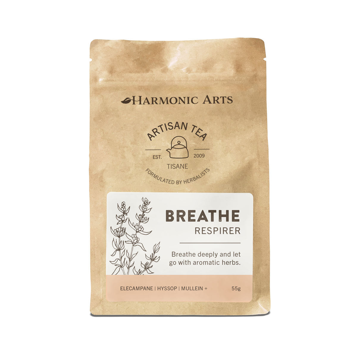 Harmonic Arts Artisan Tea - Breathe (55g) - Lifestyle Markets
