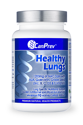 CanPrev Healthy Lungs (90 VCaps) - Lifestyle Markets