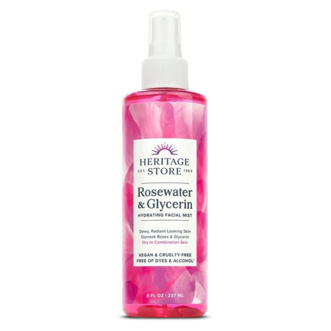 Heritage Rosewater & Glycerin (237 ml) - Lifestyle Markets